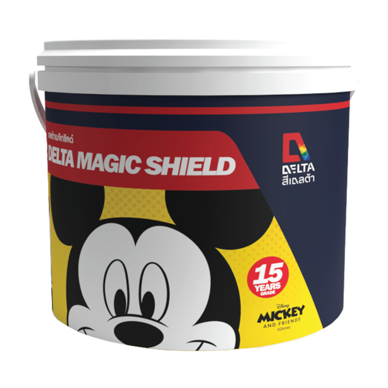 สีน้ำกึ่งเงาภายใน DELTA MAGIC SHIELD (A-2.5L-เฉพาะเบส)