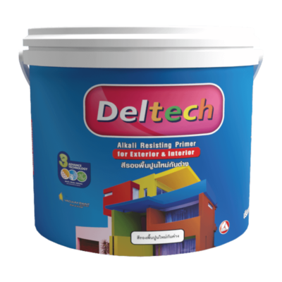 สีรองพื้นปูนใหม่กันด่าง DELTECH #1111 (18L-ถัง)