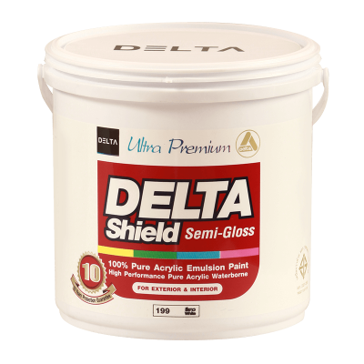 สีน้ำกึ่งเงา DELTA SHIELD ขนาด 2.5L เบส A