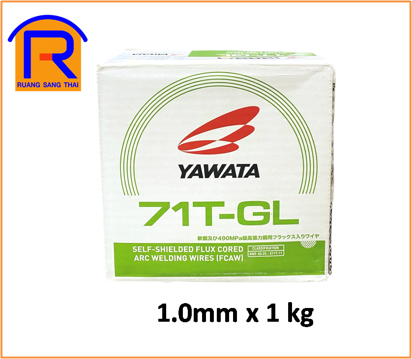 ลวดเชื่อมฟลักซ์คอร์ 1.0 mm. ยาวาต้า 71T-GL ( 1 กก.-กล่อง )