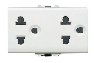 เต้ารับคู่ 3 ขา 16A 3426UEST2MP SCHNEIDER